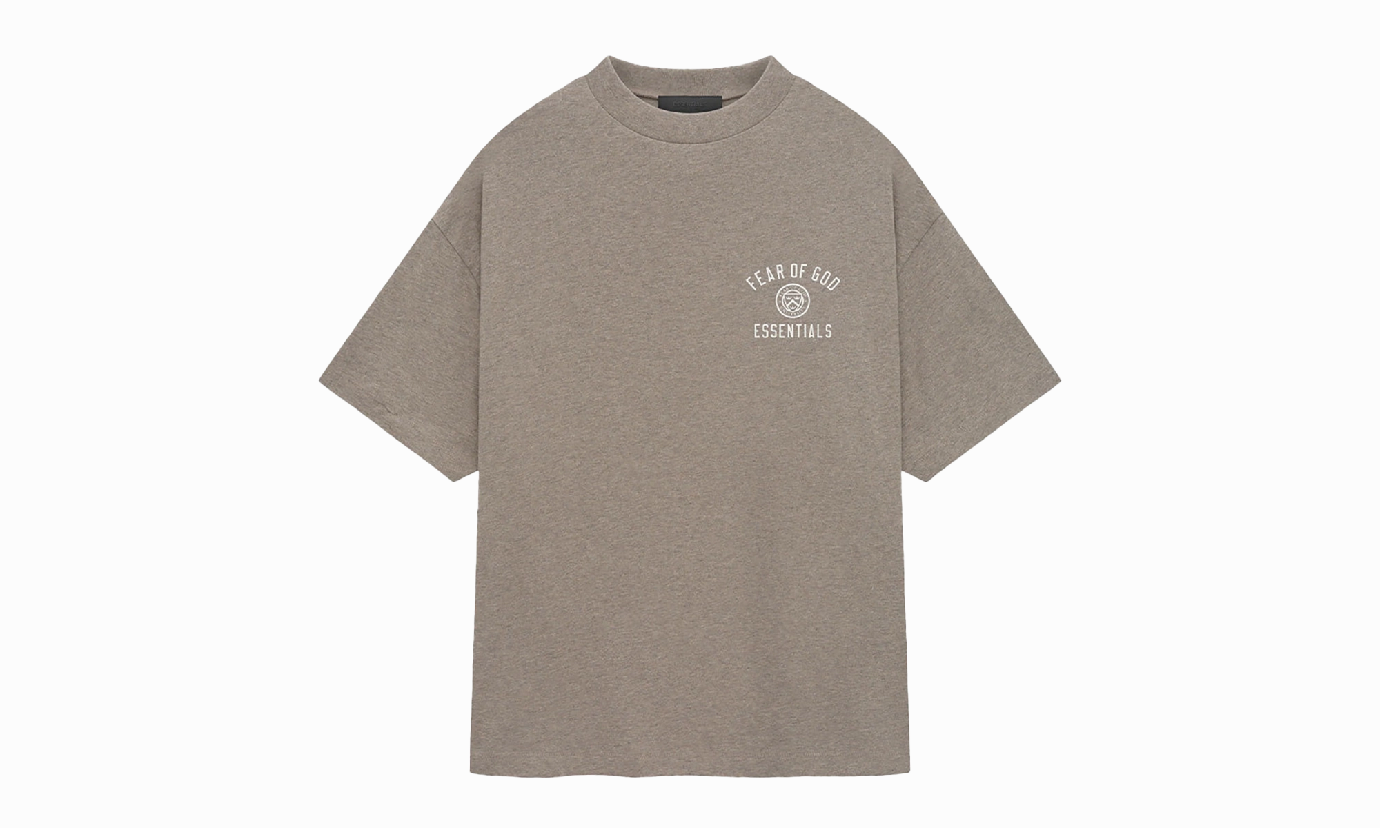 Essentials Jersey Crewneck SS Tee "Heather Grey" pack light