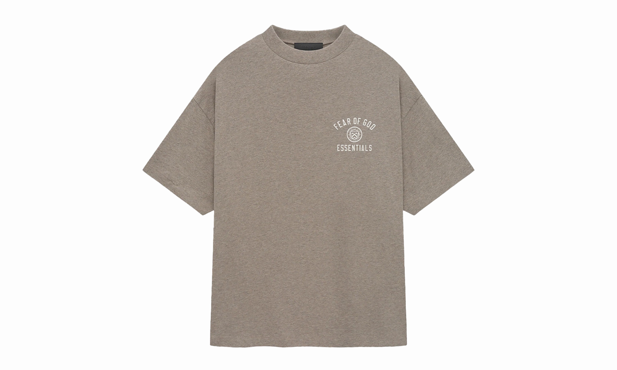 Essentials Jersey Crewneck SS Tee "Heather Grey" Euro Mood ZeroWaste Production