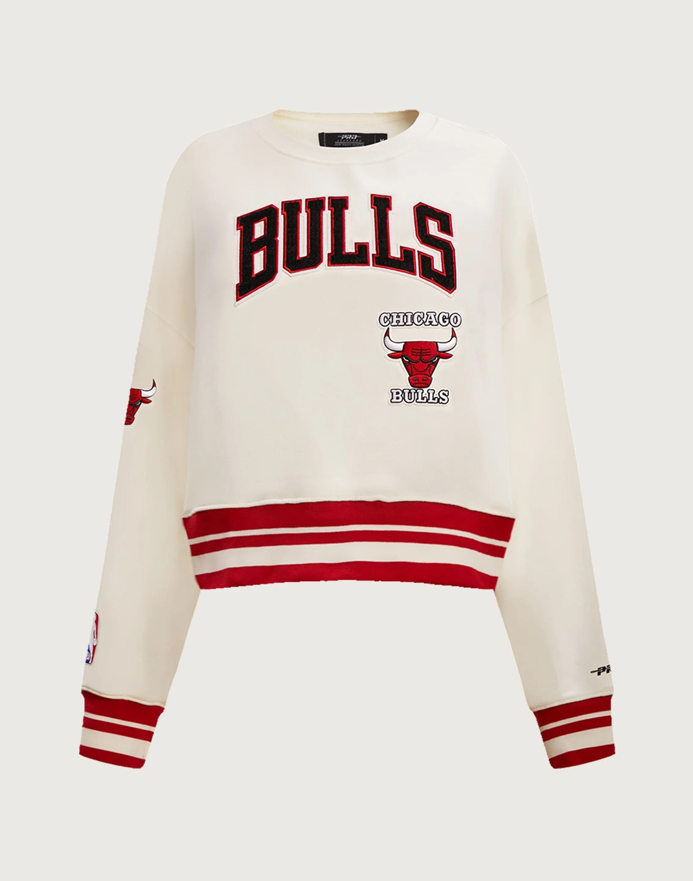 WaterRepellentCoating NonChafingEdges Pro Standard NBA Chicago Bulls Retro Classic Crewneck