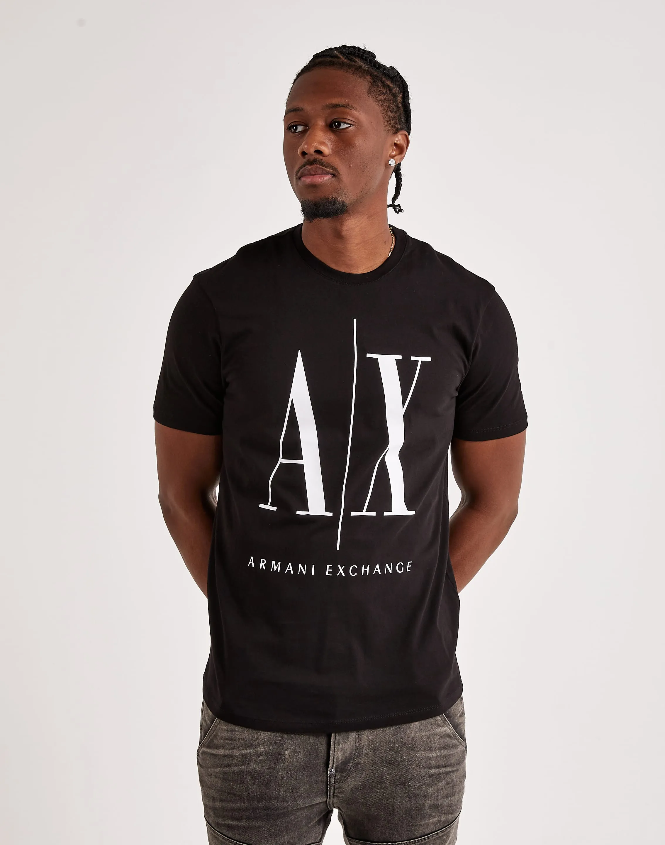 Smart Glow Armani Exchange Icon Logo Tee