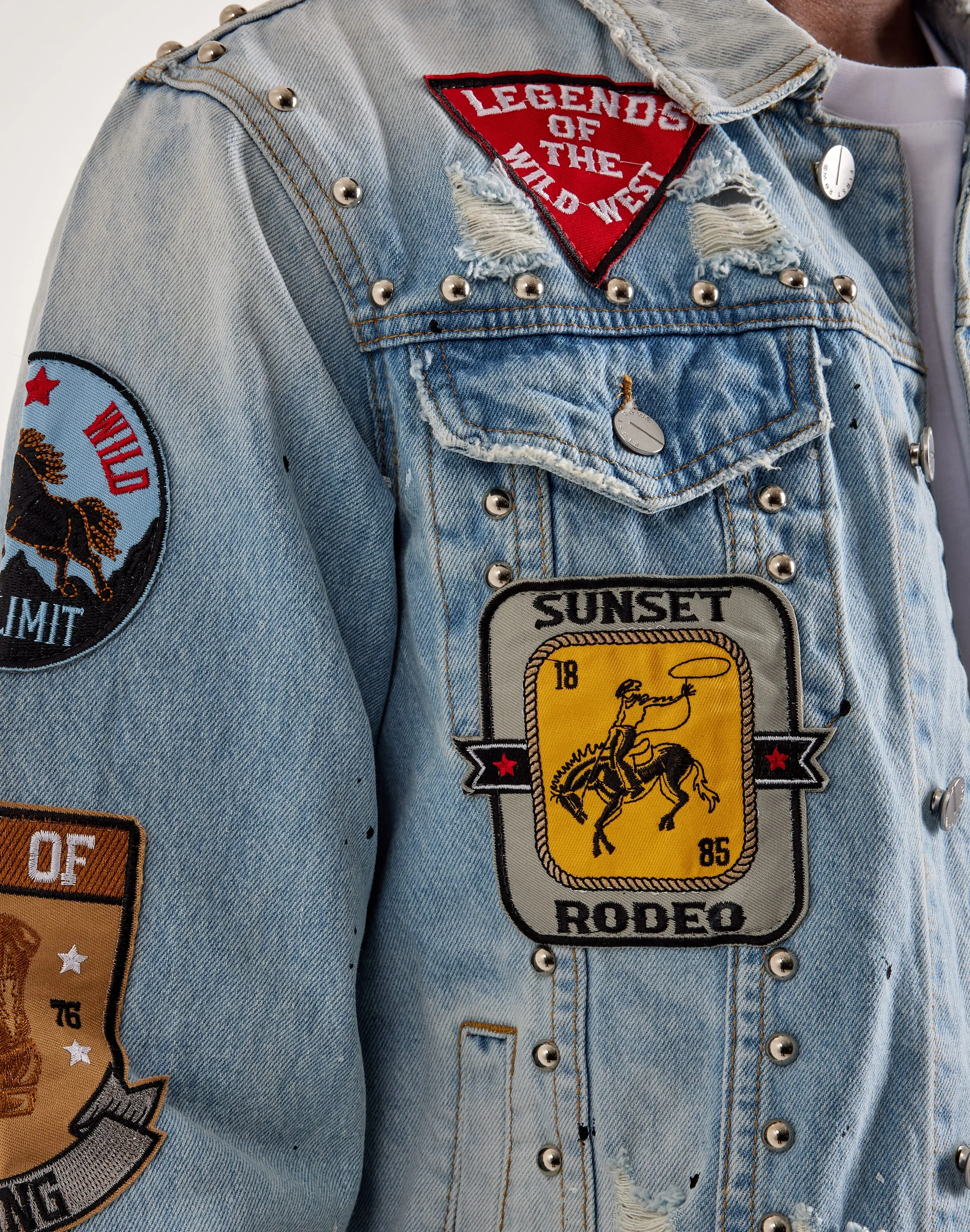 Mediterranean Air First Row Washed Denim Jacket