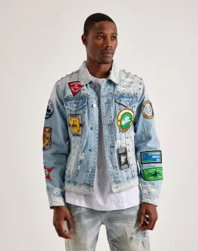 MinimalistDesign Village Charm First Row Washed Denim Jacket