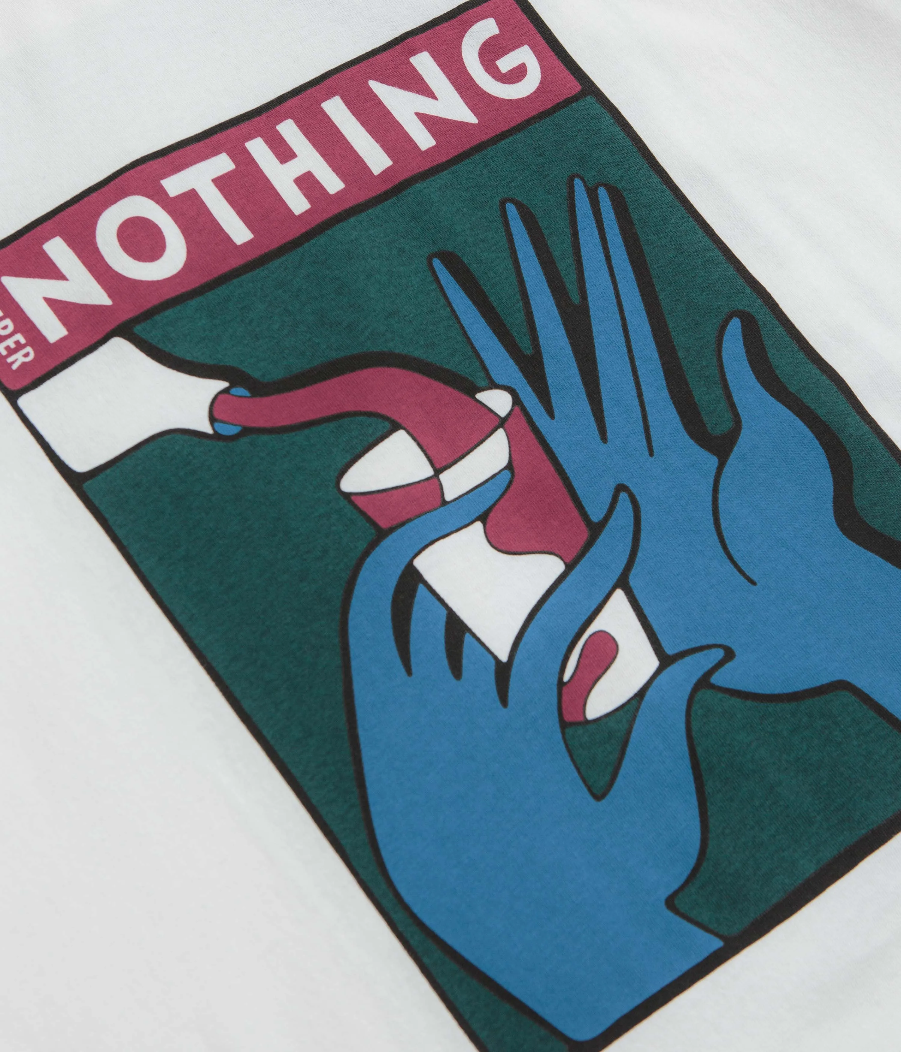 by Parra Super Nothing T-Shirt - White Fashion Design