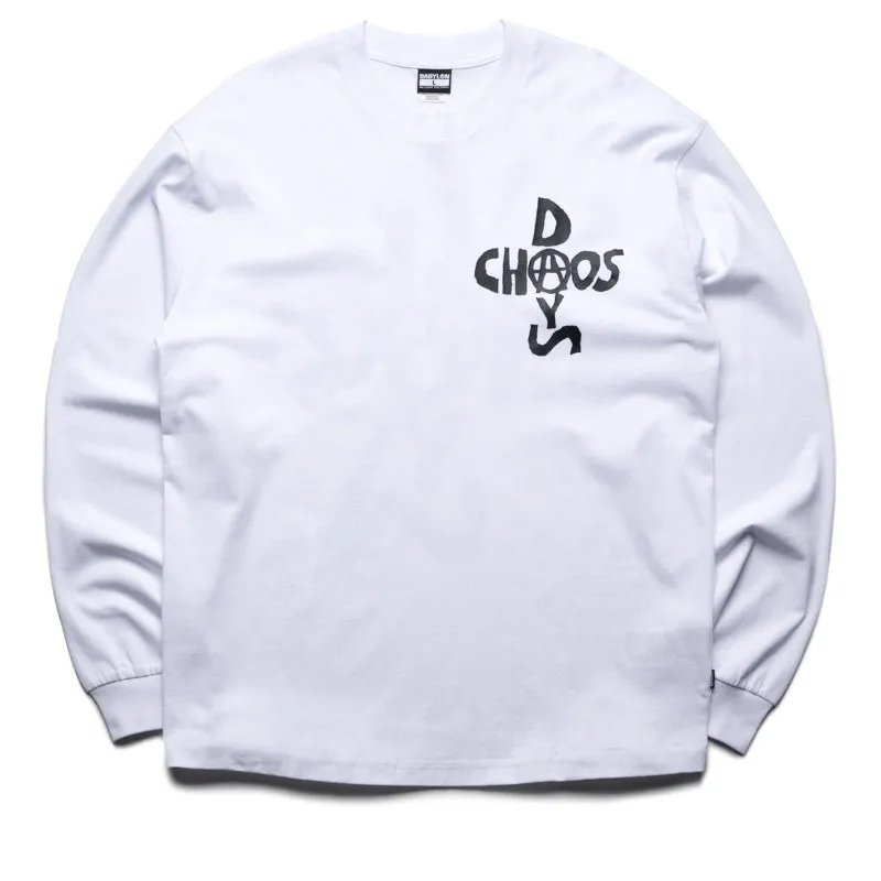 tank top Babylon Chaos Days L/S Tee - White