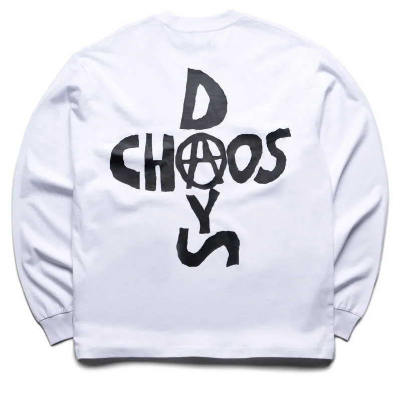 animal prints Babylon Chaos Days L/S Tee - White
