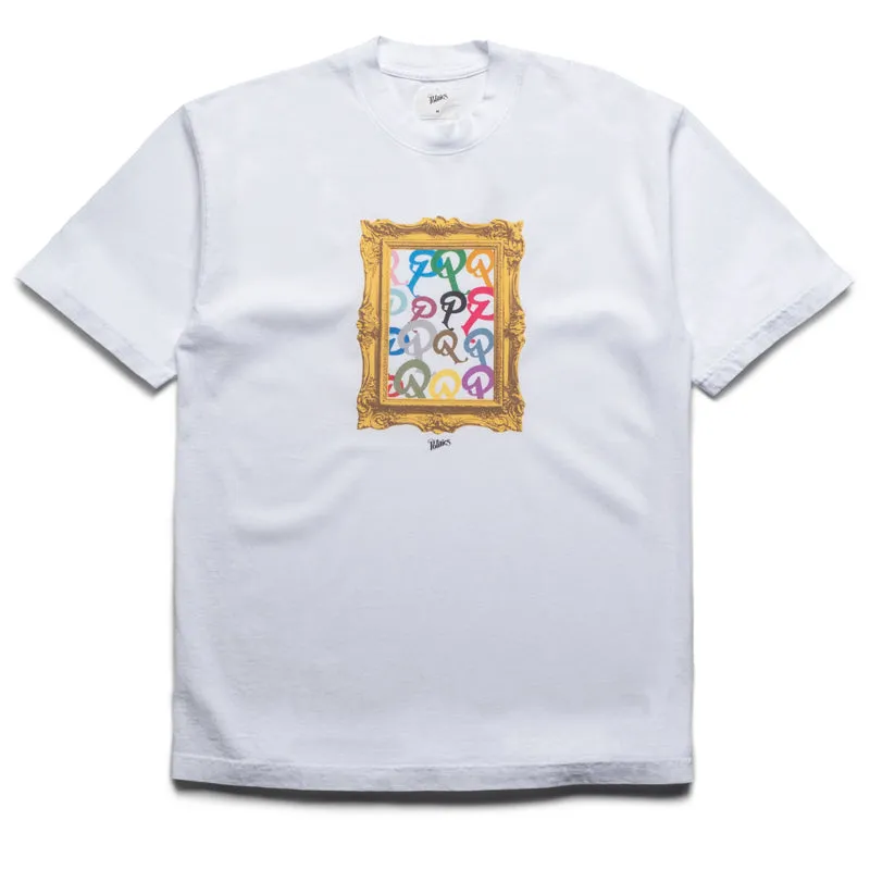 crew neck Female Politics Museum Tee - White