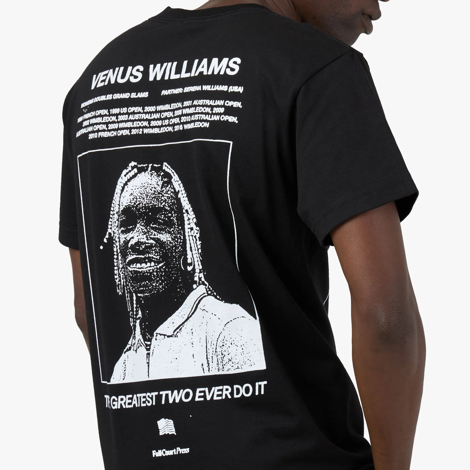 Lightweight texture Workwear Full Court Press Williams T-Shirt Black