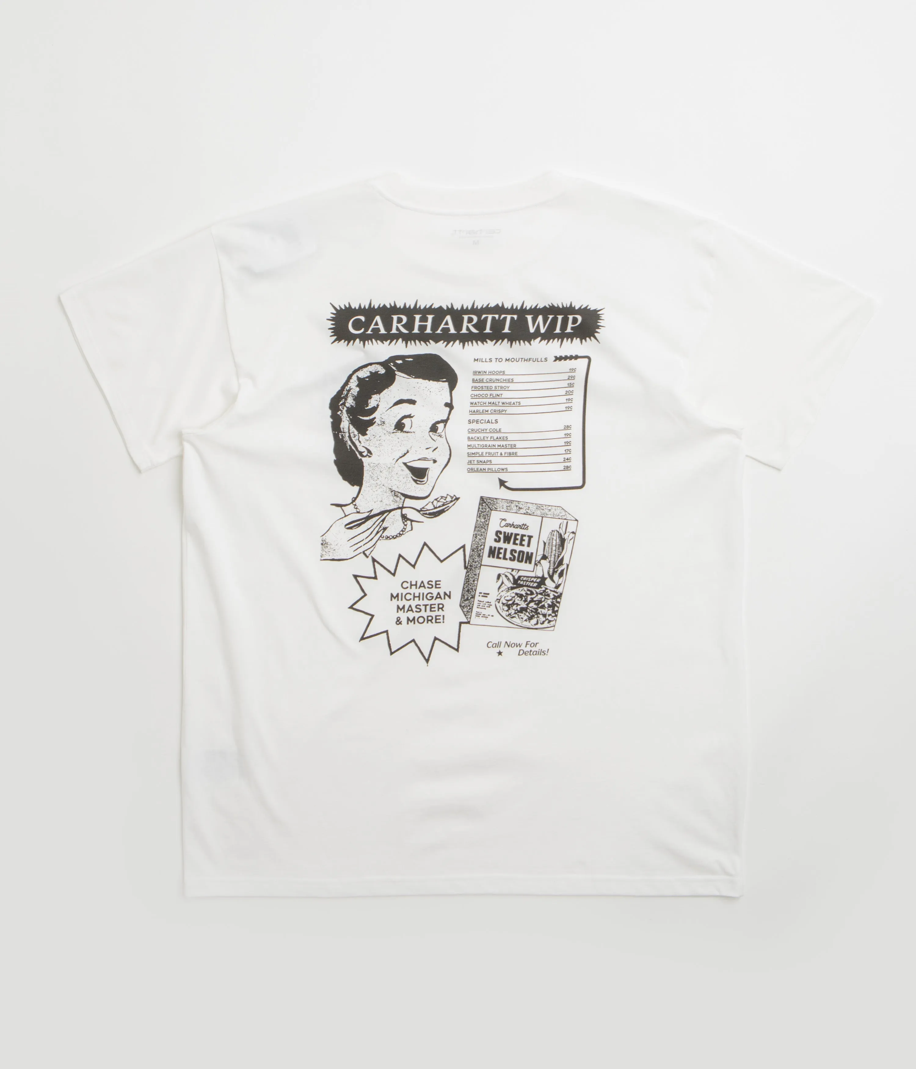 Carhartt Catalogue T-Shirt - White / Black garden venue RV park