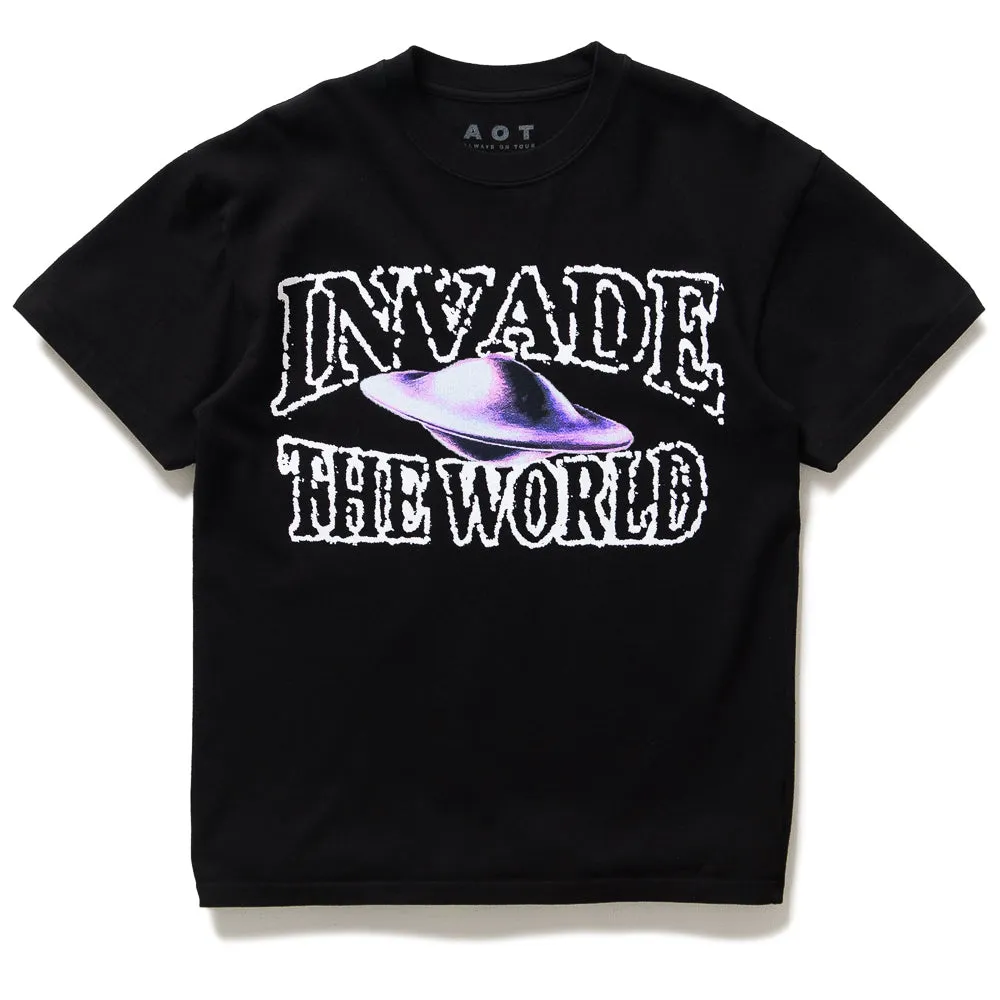 Always On Tour Invade Earth Tee - Black theater event skating event