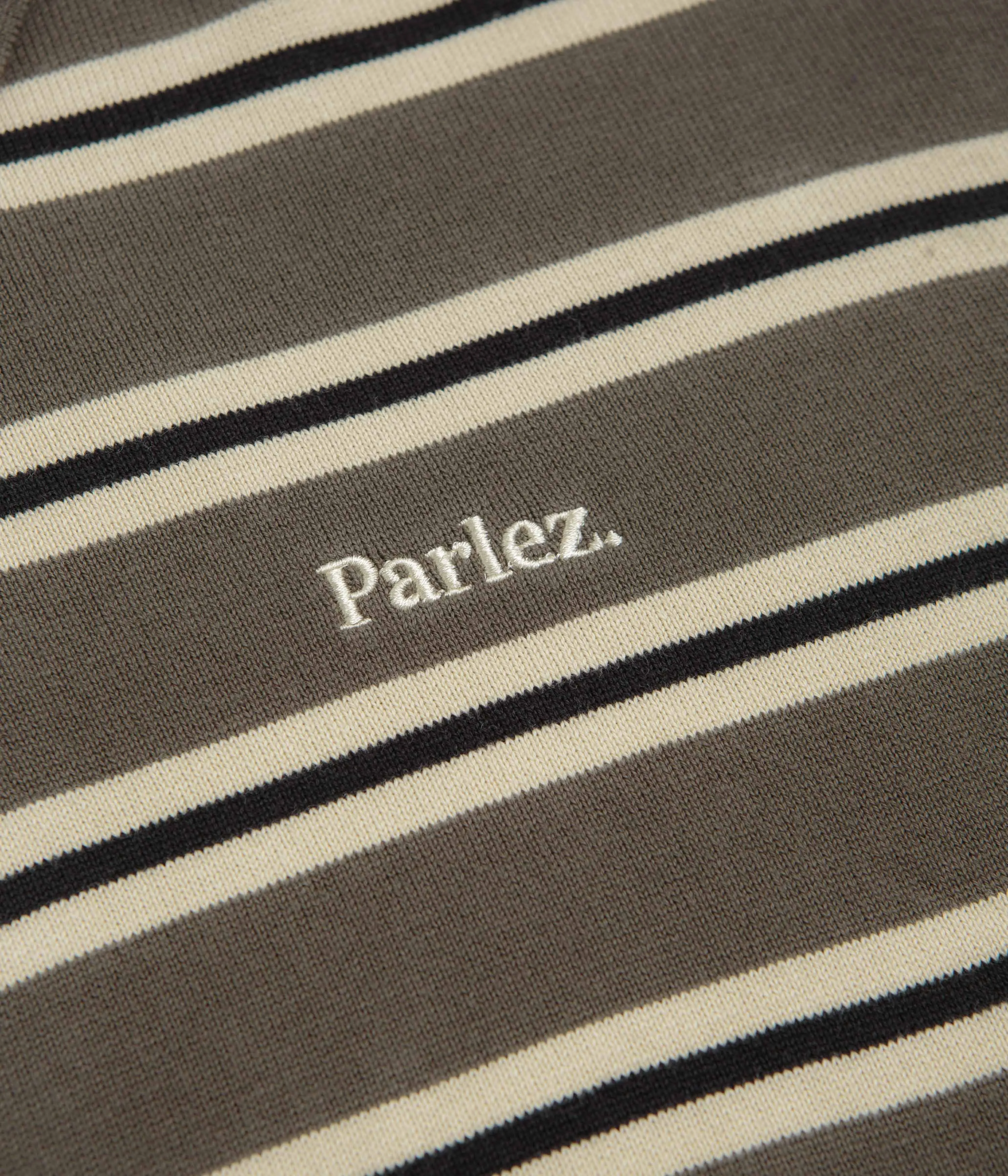 Parlez Aspen Long Sleeve Polo Shirt - Moss Unisex Choice