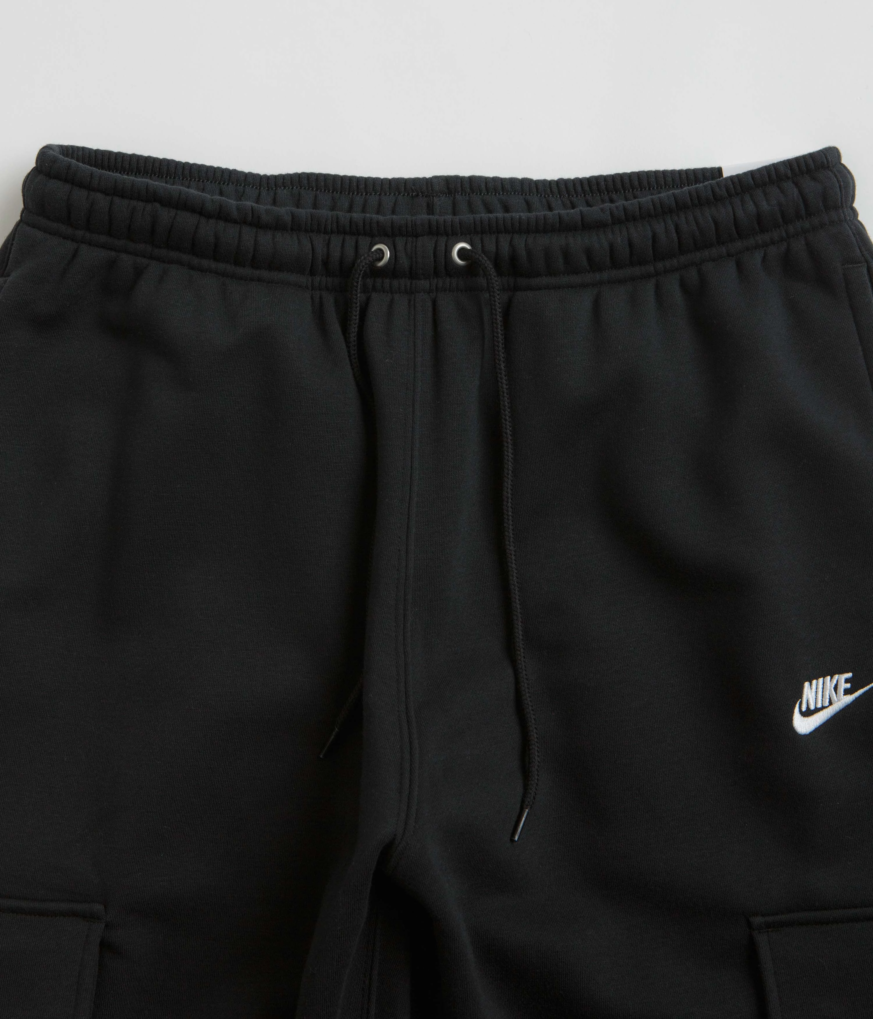 Nike Club Cargo Pants - Black / Black / White NoBuckleDesign