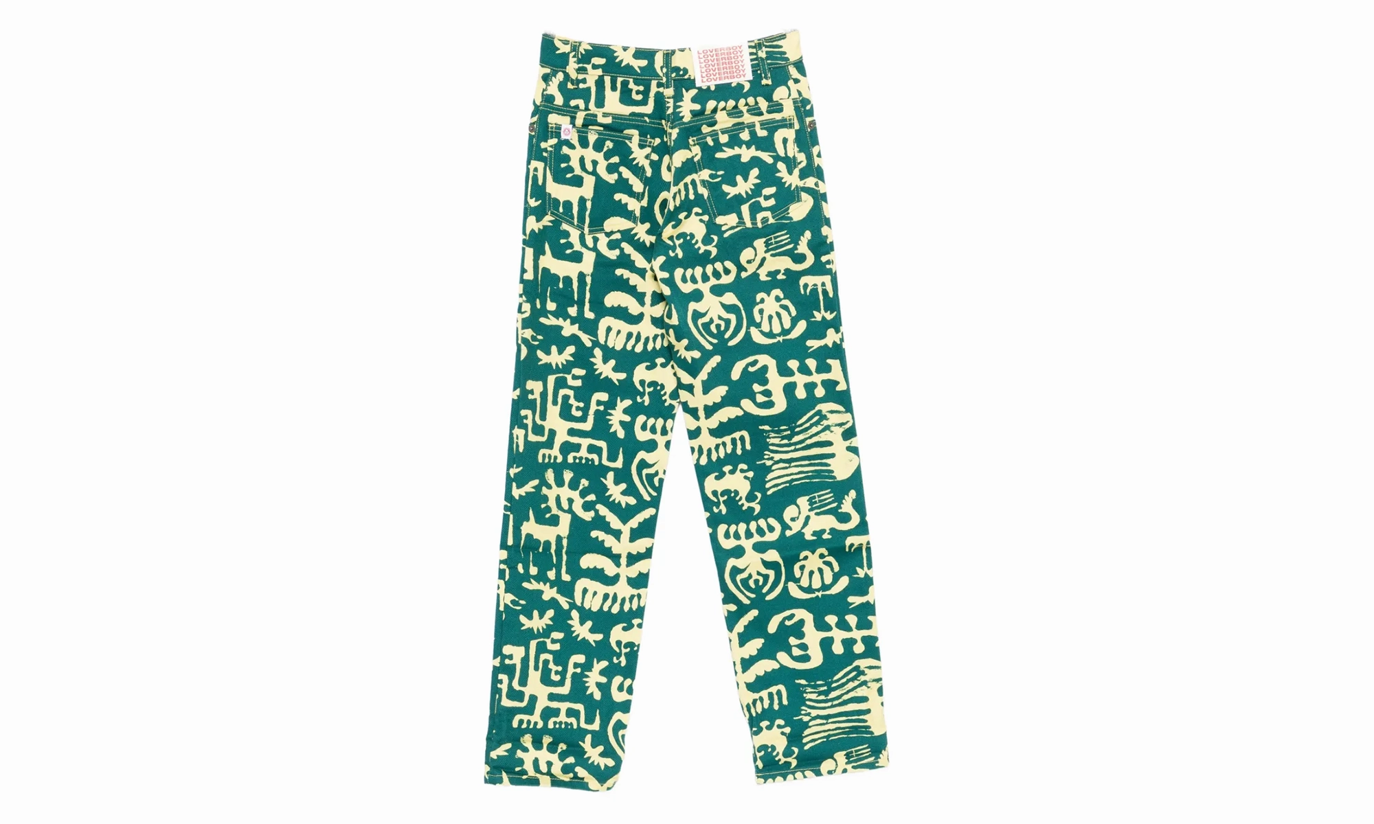 Art Denim Jeans "Block" Go-to Comfort Travel Outfit Student Outfit Lightweight