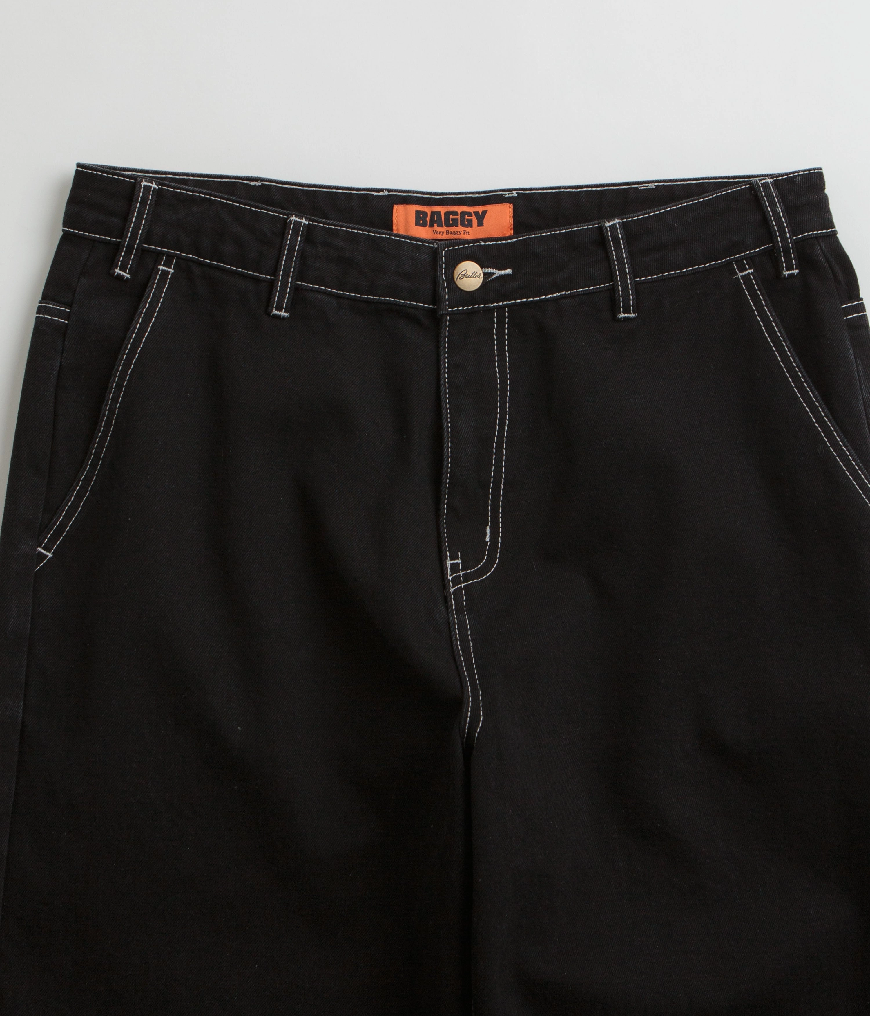 FadeResistant Butter Goods Scribble Jeans - Washed Black