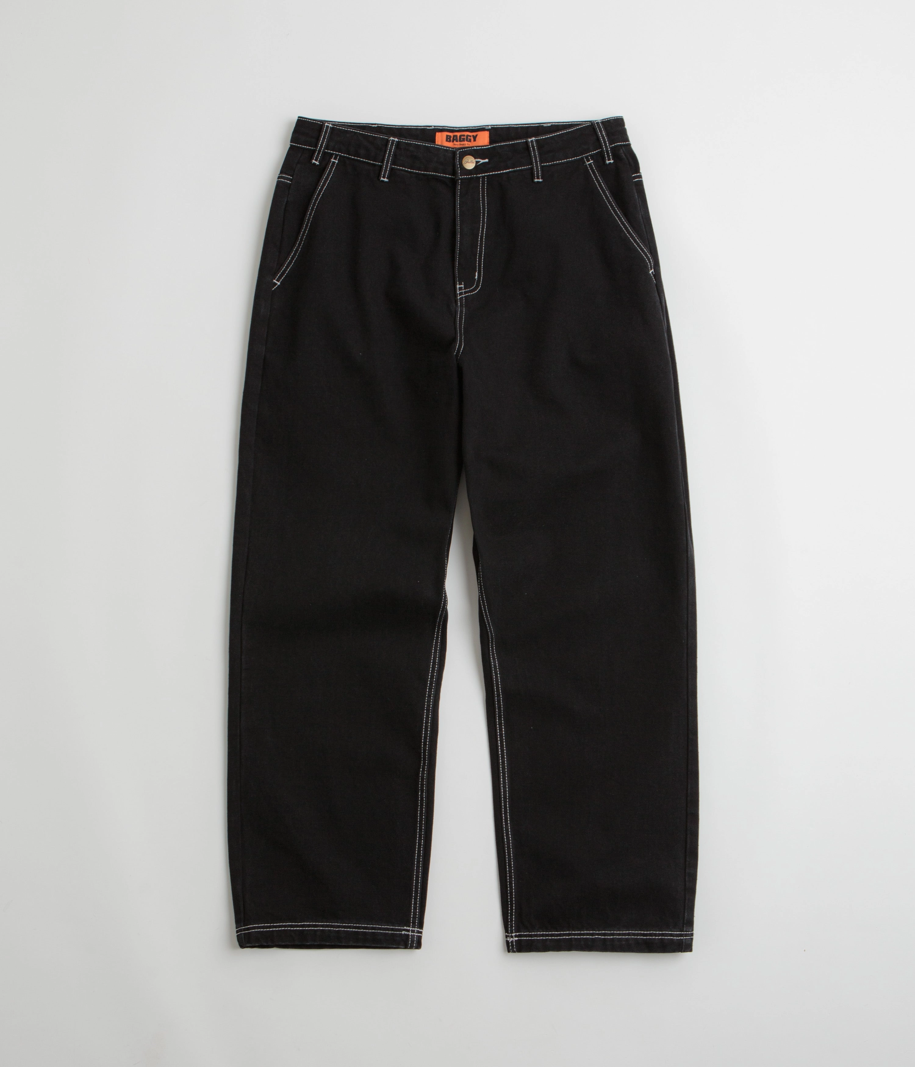 Butter Goods Scribble Jeans - Washed Black ErgonomicArticulatedDesign