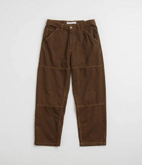 SeamlessConstruction Polar 93 Hickory Stripe Work Pants - Rust