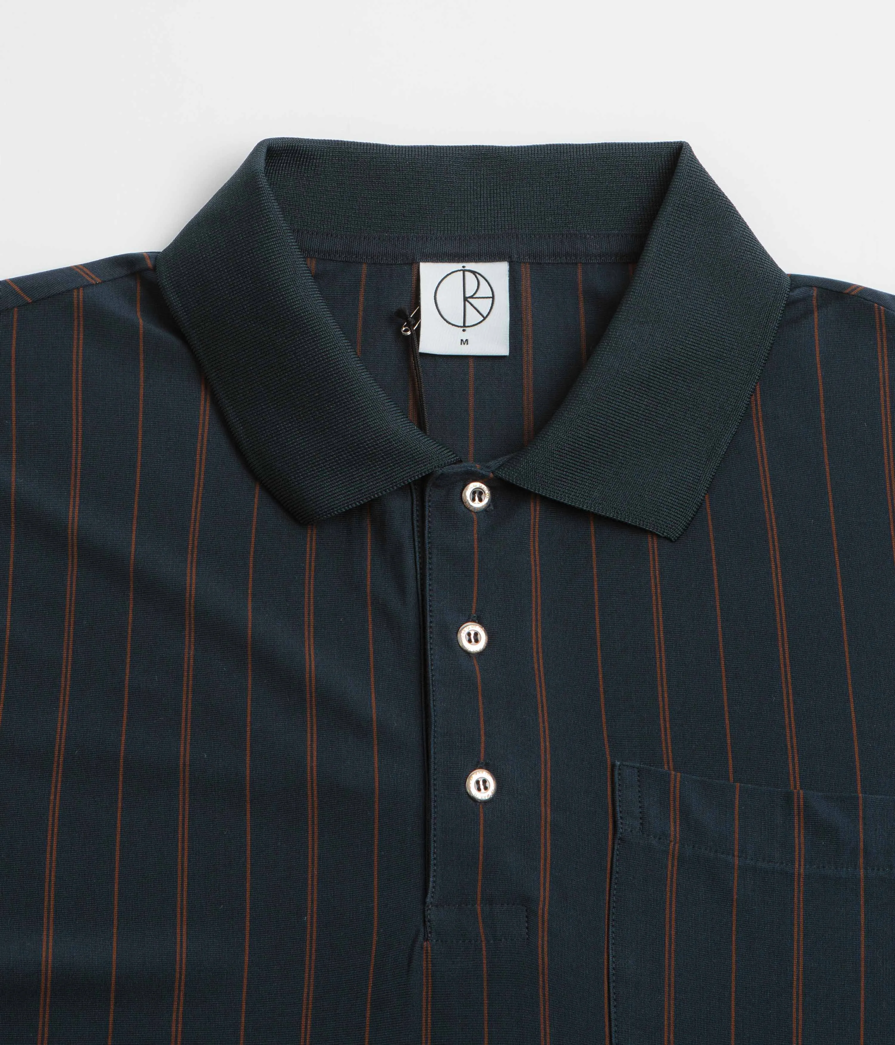 Polar Fancy Polo Shirt - Navy / Brown Travel Essential Brunch Outfit
