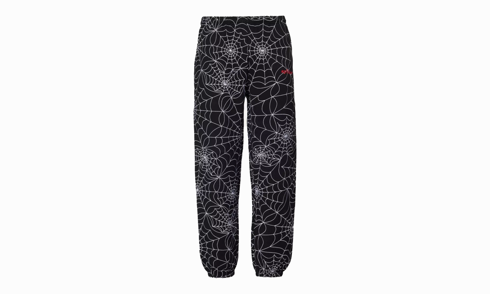Embroidered AOP Sweatpants "Black"