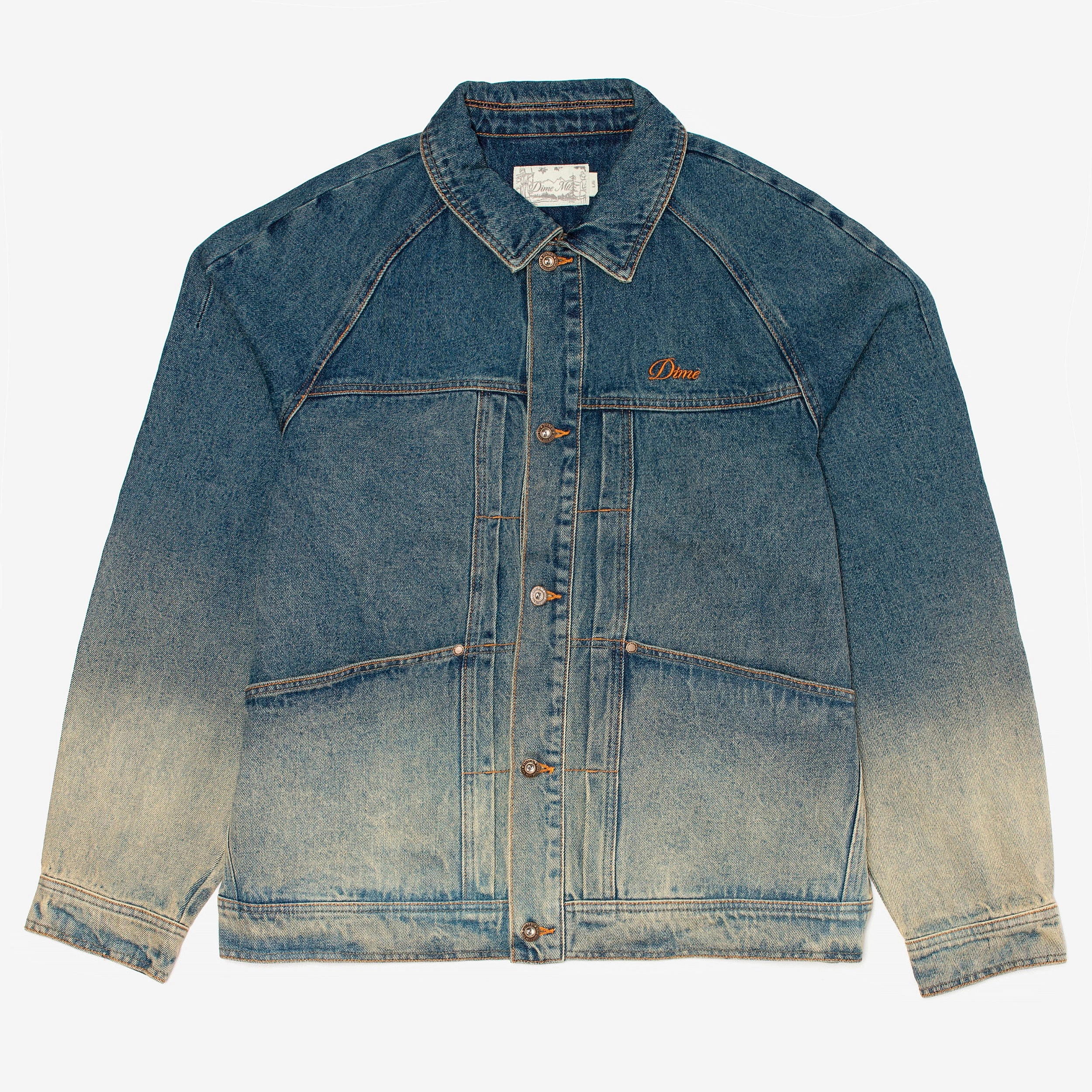 Denim Jacket Layered Collar Design