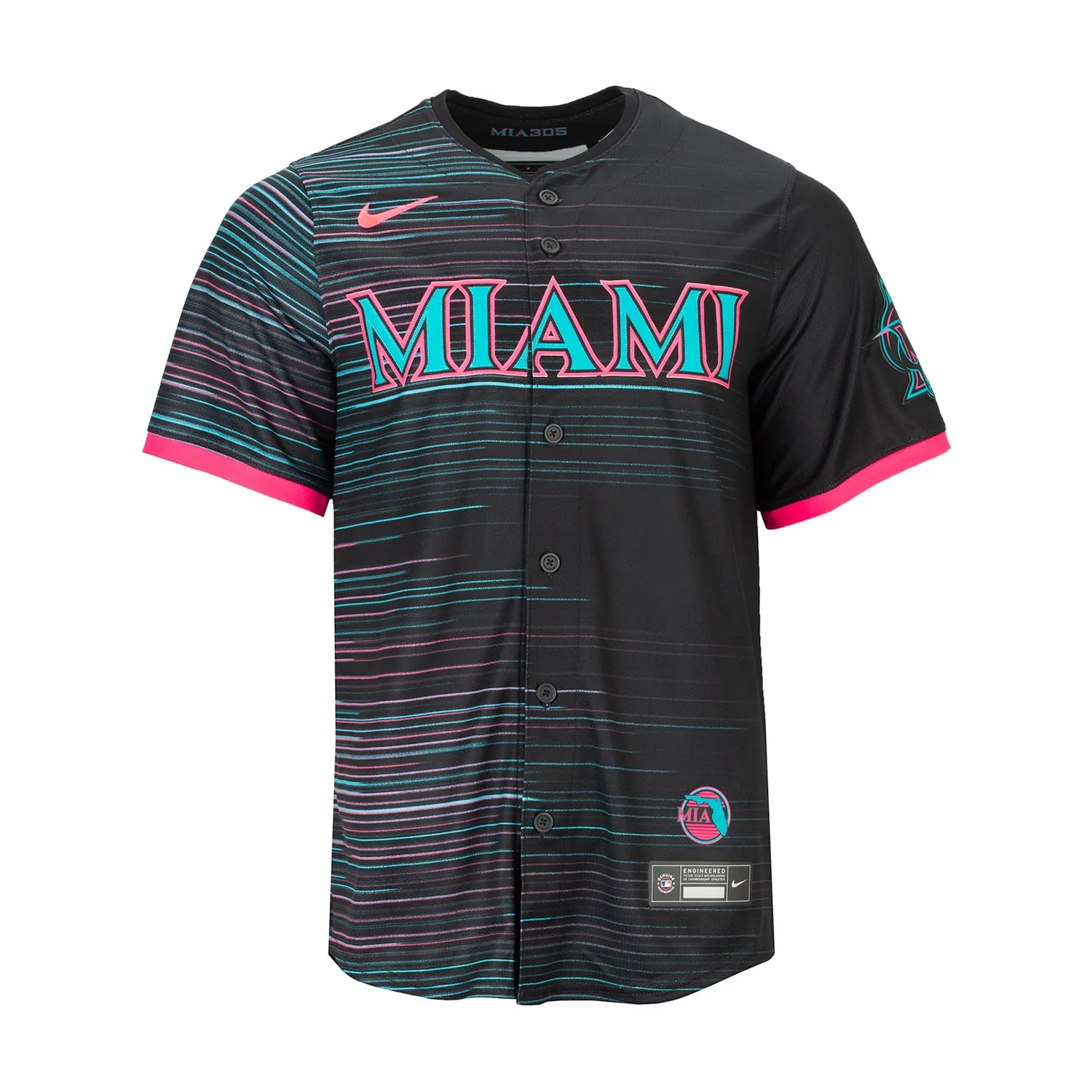 yoga mode City Beat Marlins City Connect Jersey - Mens