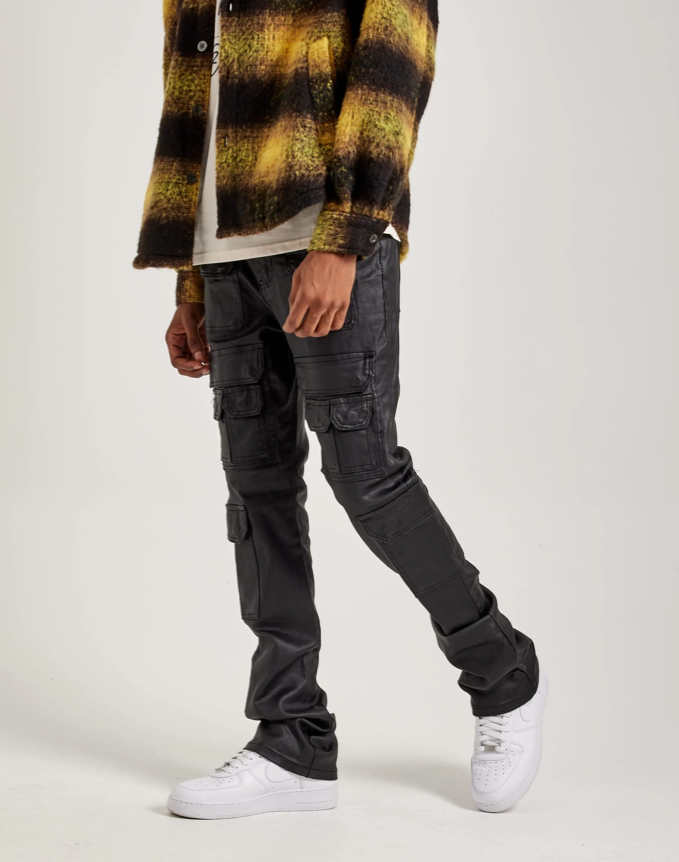 WAIMEA Waxed Cargo Pants Downtown Cool Tribal Soul