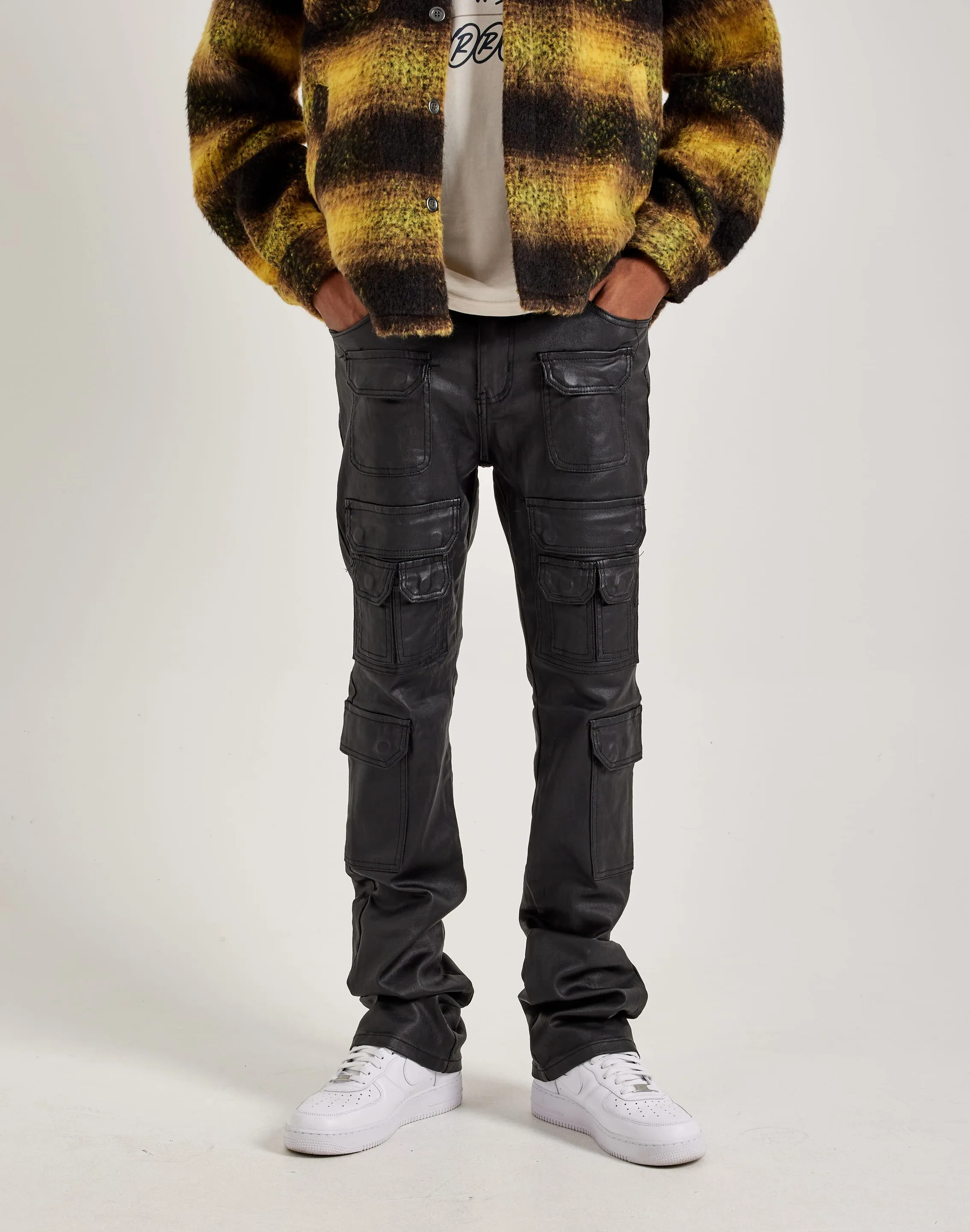 AdjustableWaist WAIMEA Waxed Cargo Pants