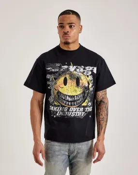 Colorfast Dye Jewel tone Heads or Tails Taking Over Tee