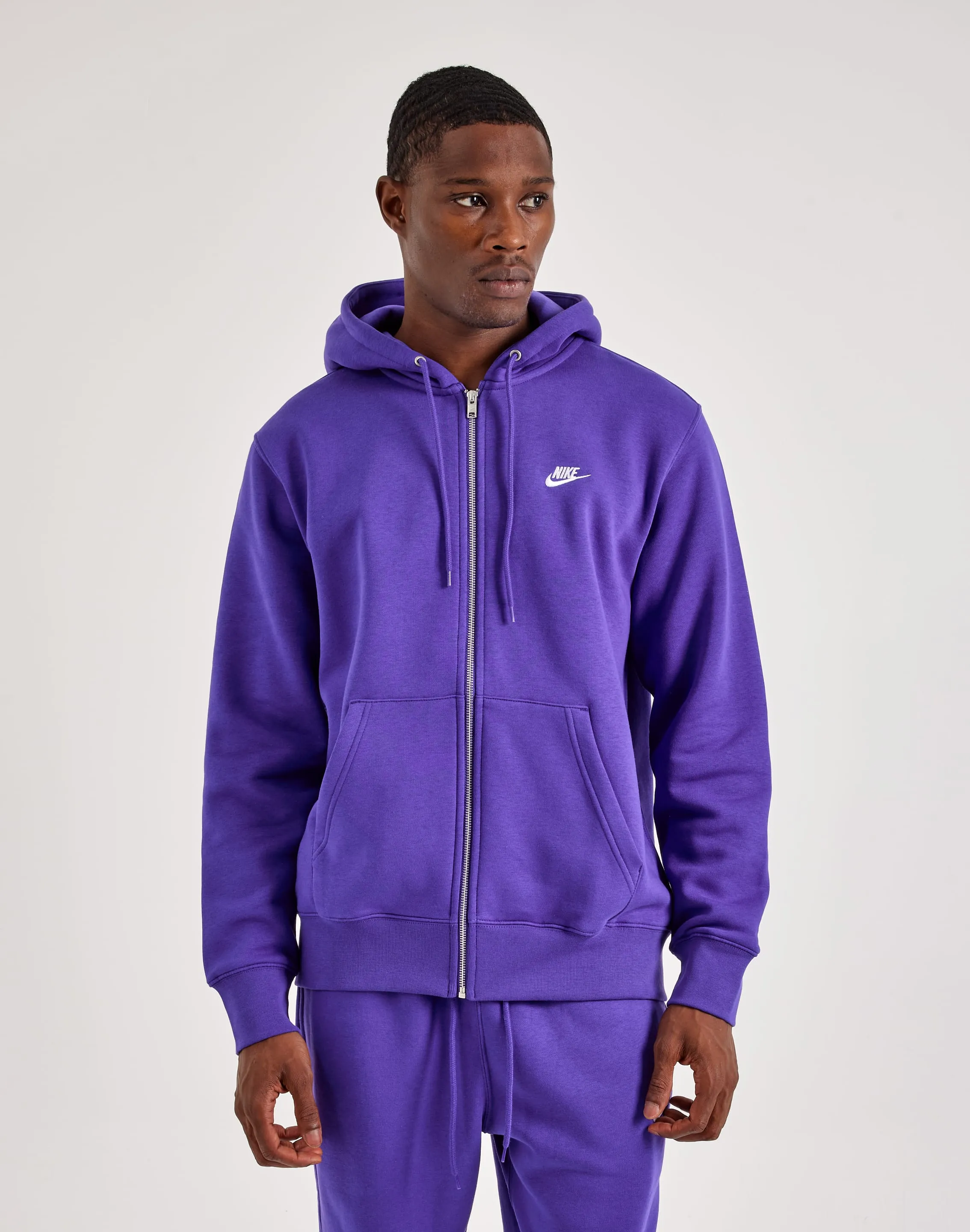 QuickDrying Fiber Design Edge Nike Club Fleece Full-Zip Hoodie
