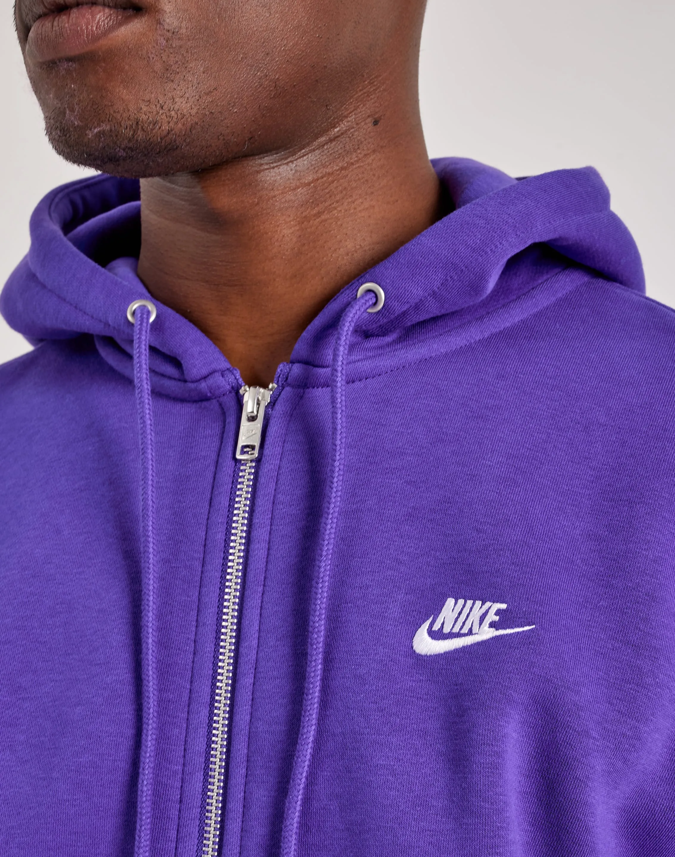 Nike Club Fleece Full-Zip Hoodie Layer Light Sun shield