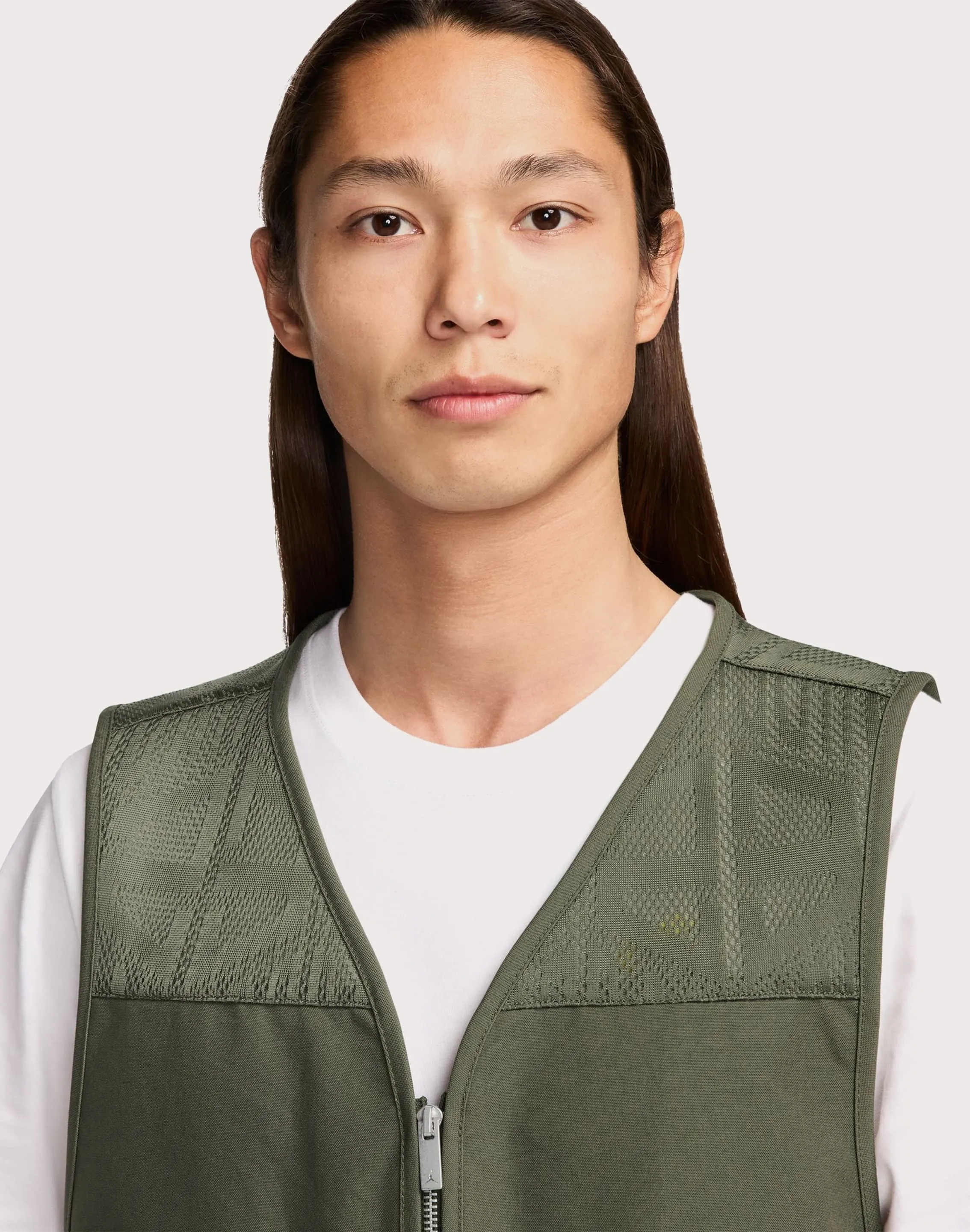 Jordan Essentials Olive Vest Feather Glow