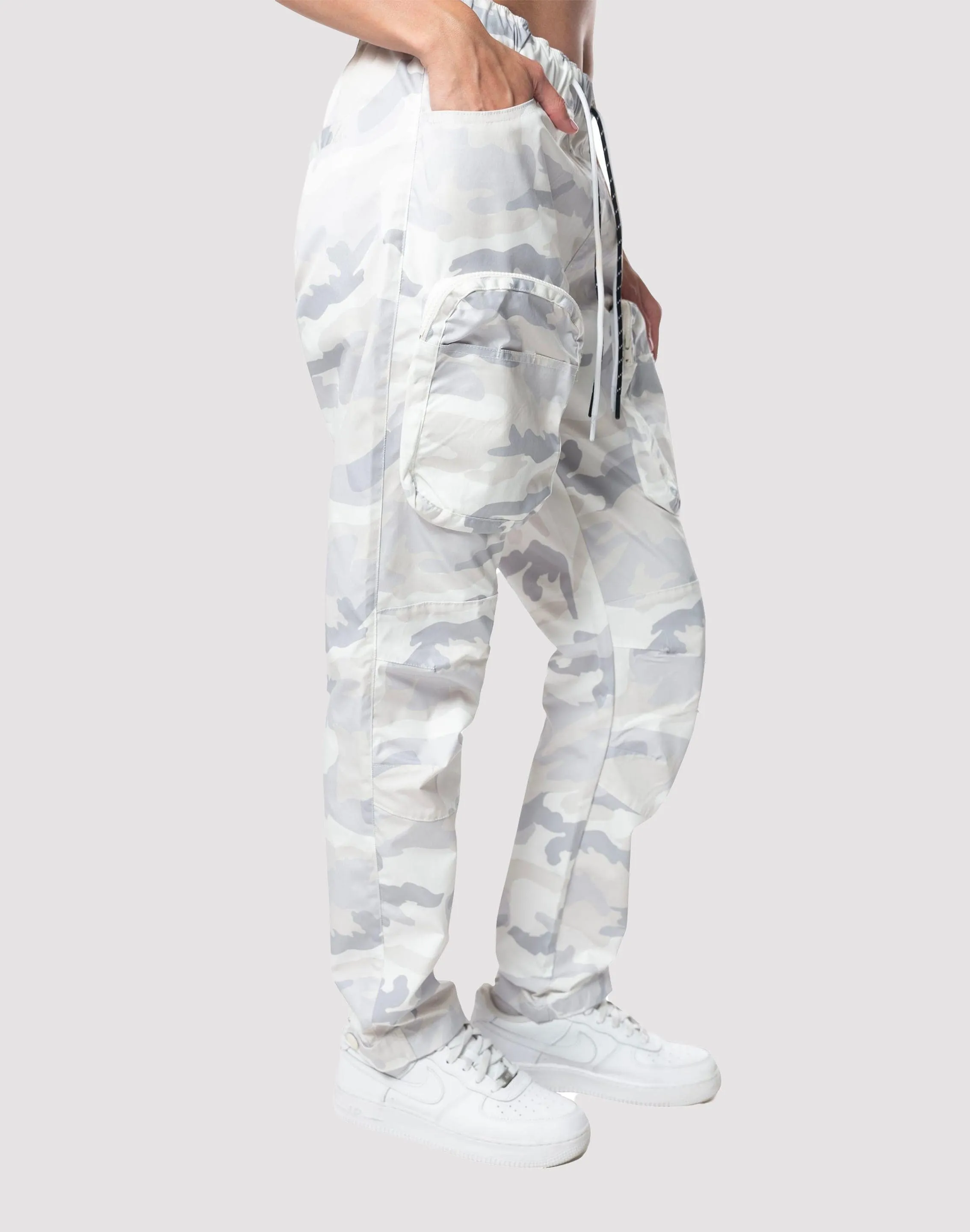 Silver Glow Grindhouse Nylon Cargo Pants