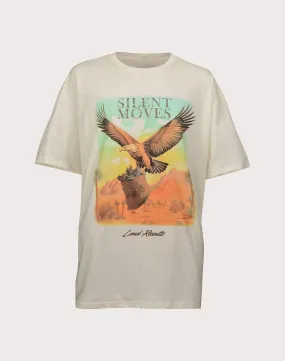 HASTAMUERTE LLC Hasta Muerte Silent Moves Natual Tee Loose Thread WaterRepellentSurface