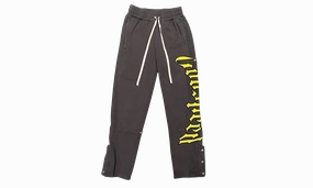 DoubleLayered Fabric CompressionFreeCuffs OG Logo V2 Sweatpants "Grey / Yellow"
