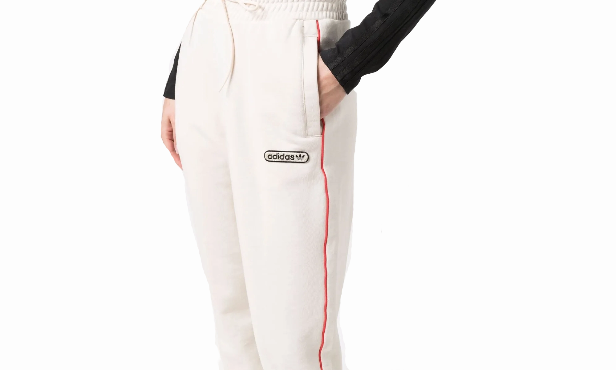 Ventilated Back Panels FoldableDesign Retro Luxury Sweat Pants "Beige"