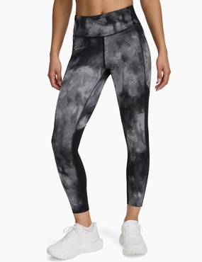 Launch Printed Ankle Tights - Black/Reflective Anti Odor Evening Walk Morning Jog Outdoor Lover