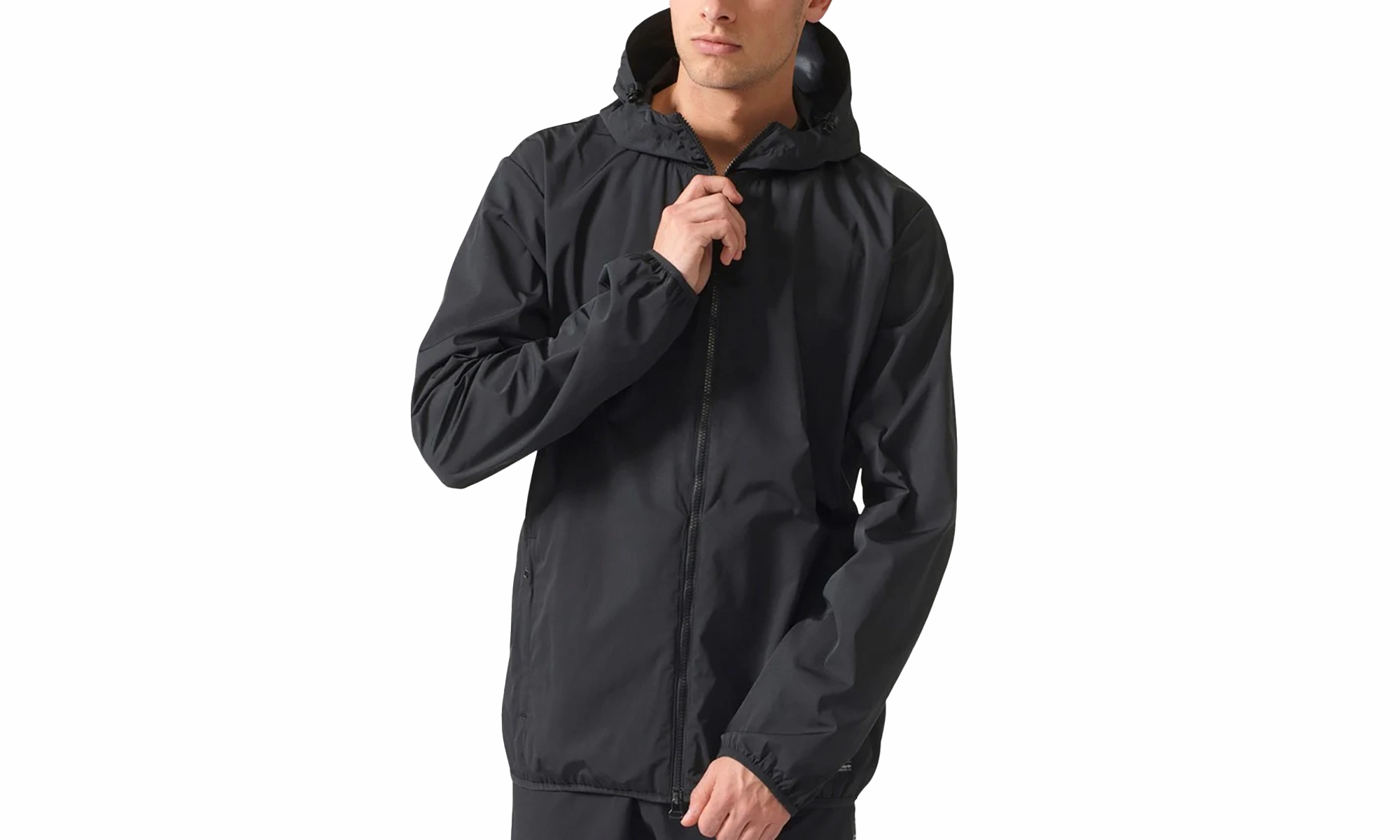 EQT PDX Windbreaker Hoodie "Black / White"