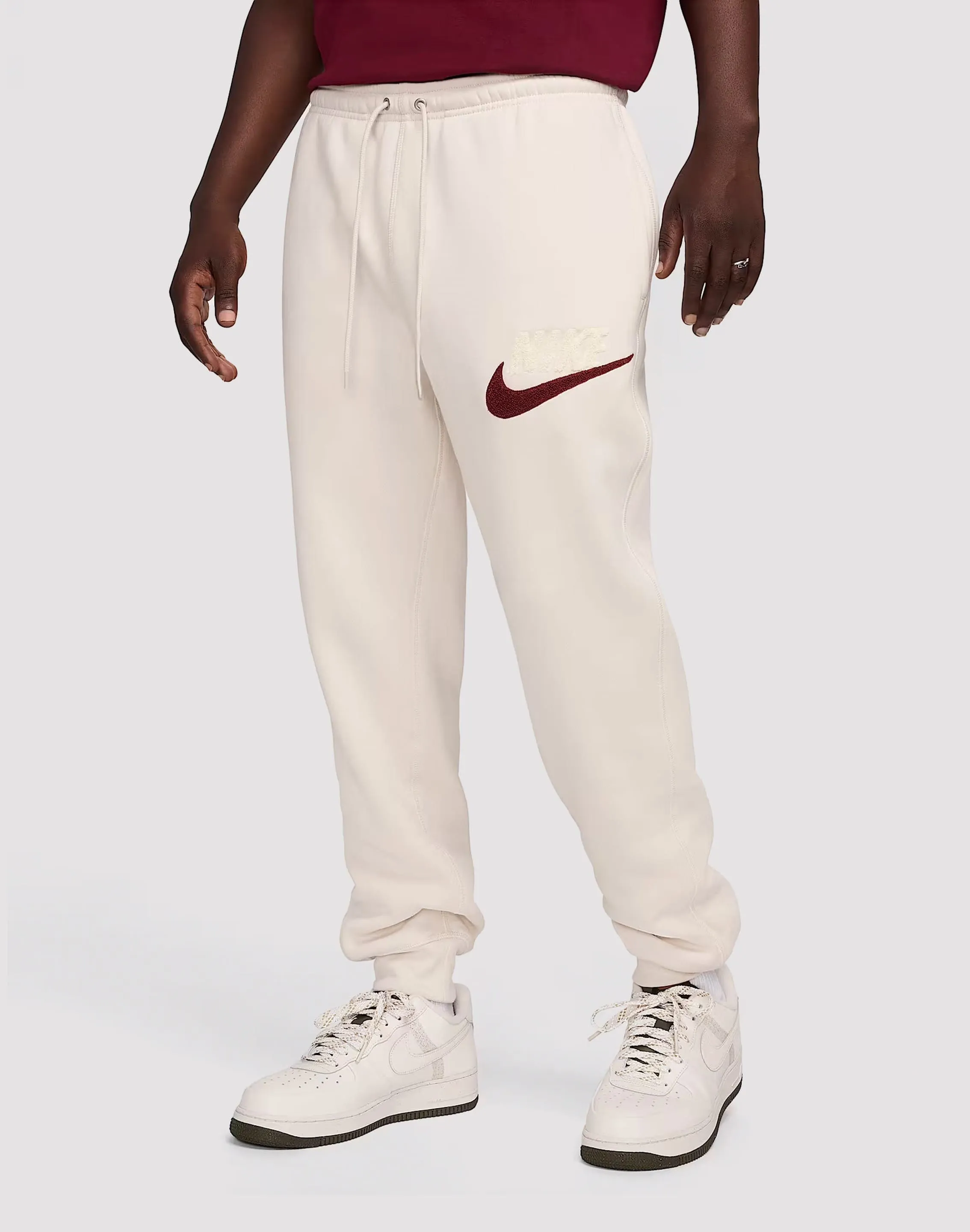 Tencel Blend Fabric Nike Club Fleece Joggers