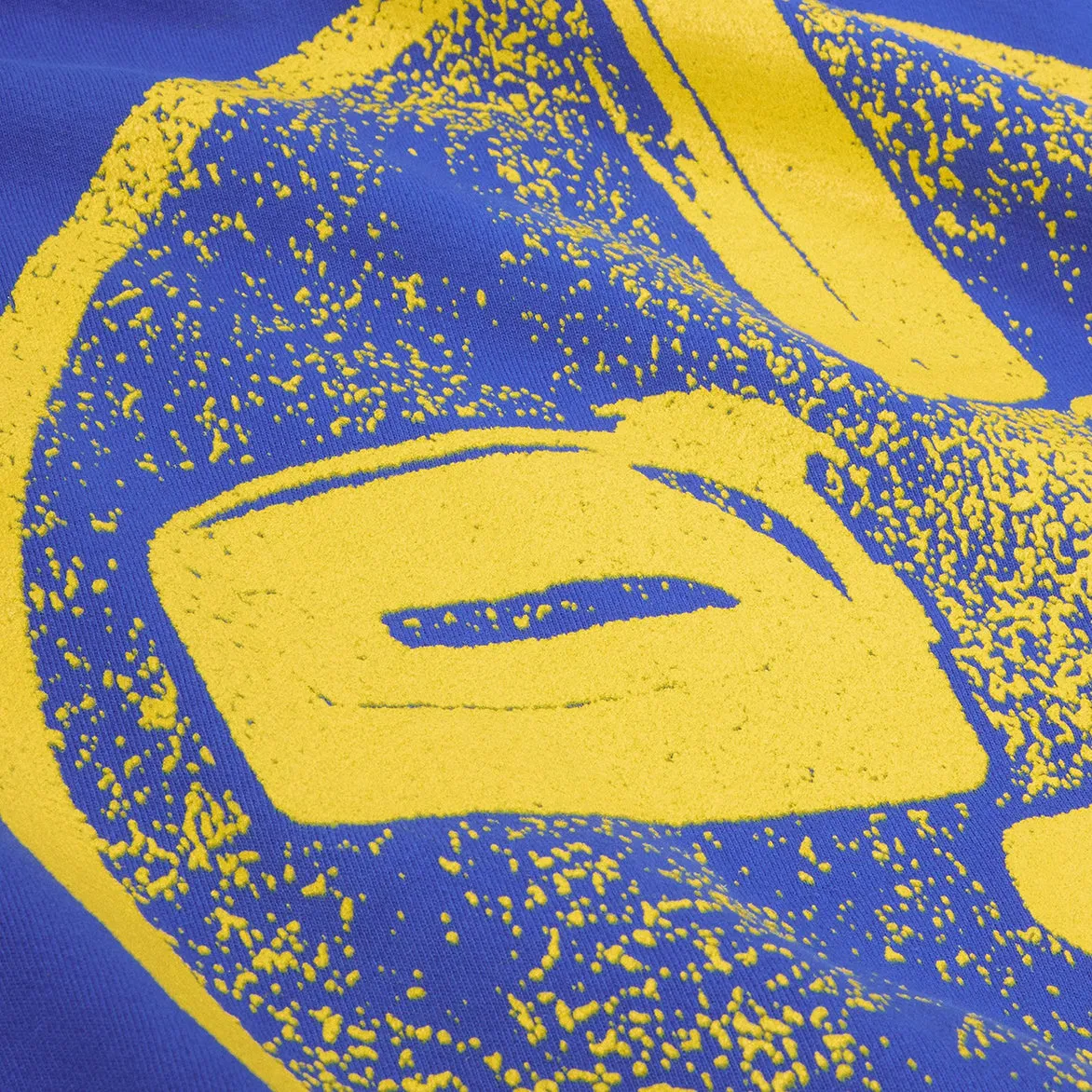 StretchableFabric LA HOODIE - BLUE / YELLOW