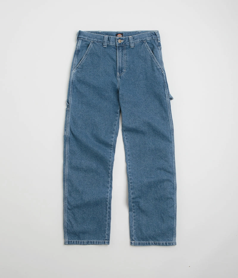 Compact Storage Soft Touch Dickies Stevensville Carpenter Jeans - Classic Blue