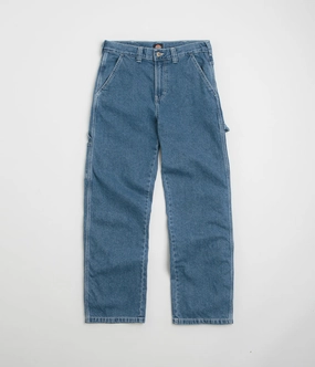 Compact Storage Soft Touch Dickies Stevensville Carpenter Jeans - Classic Blue