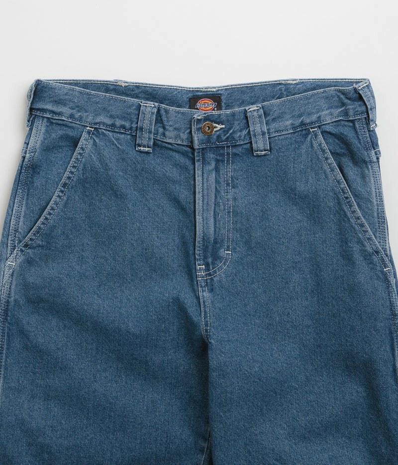 Compression Fit Dickies Stevensville Carpenter Jeans - Classic Blue