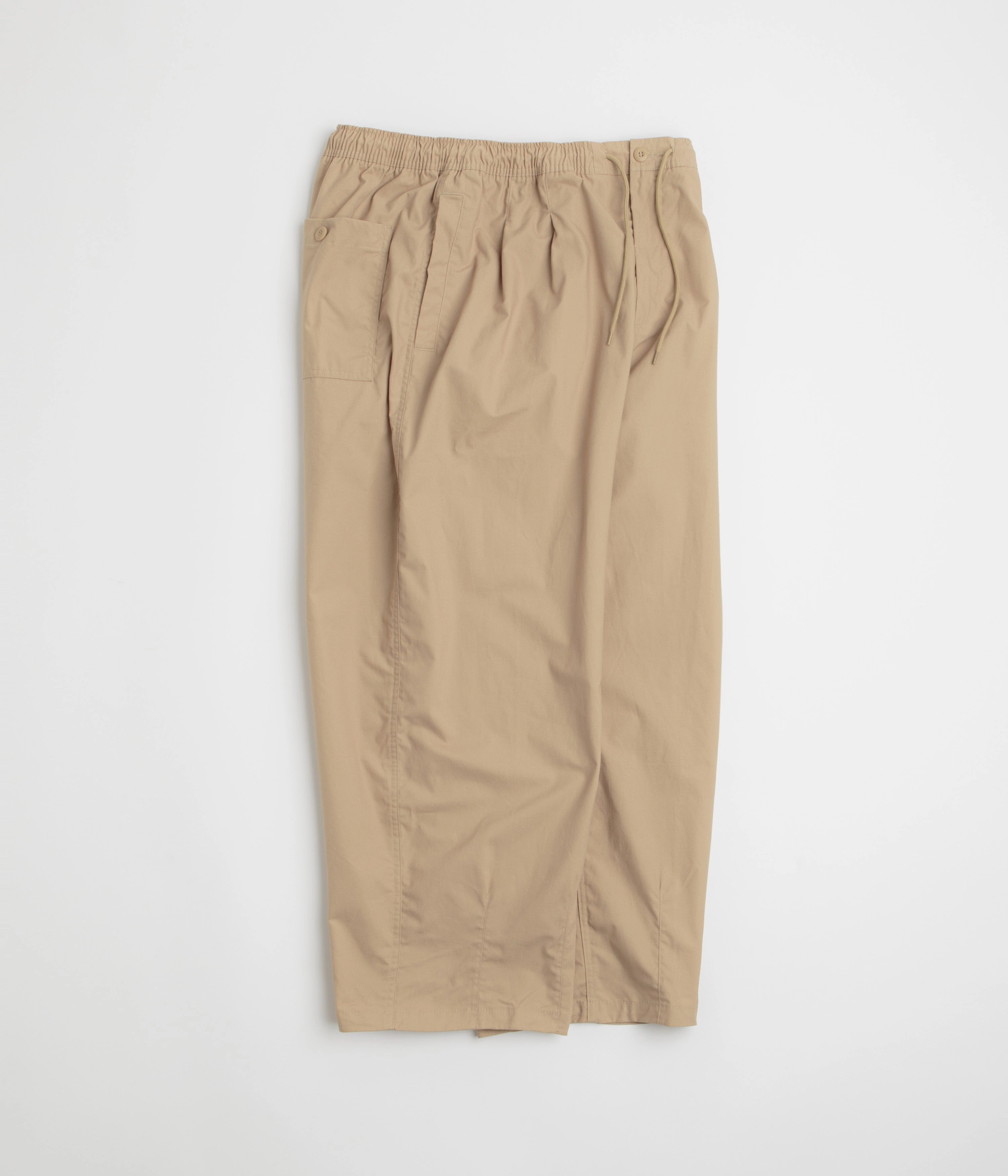Adjustable Belt Loops Nike Club Balloon Pants - Parachute Beige / Parachute Beige