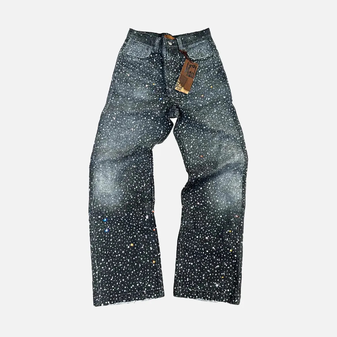 20K SWAROVSKI DIAMOND BORO DENIM - BLACK Mature Charm QuickDryTechnology