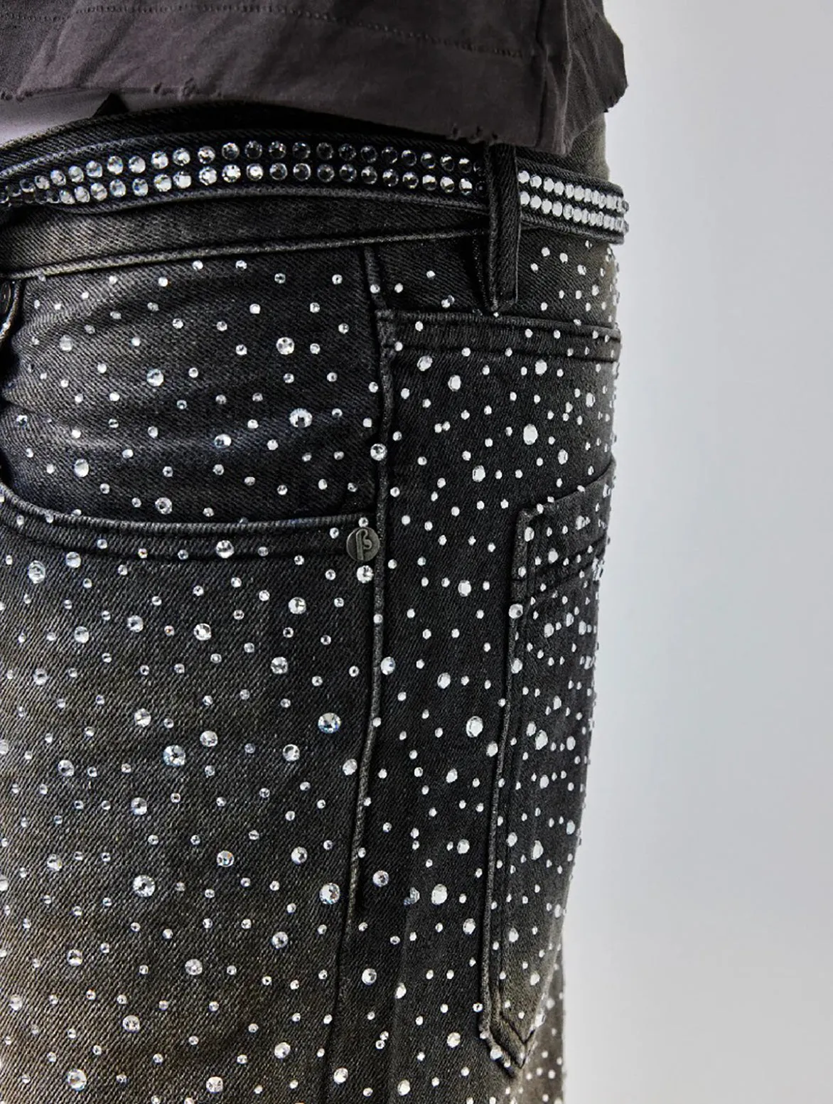 20K SWAROVSKI DIAMOND BORO DENIM - BLACK Hero Mode