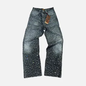 20K SWAROVSKI DIAMOND BORO DENIM - BLACK Mature Charm QuickDryTechnology