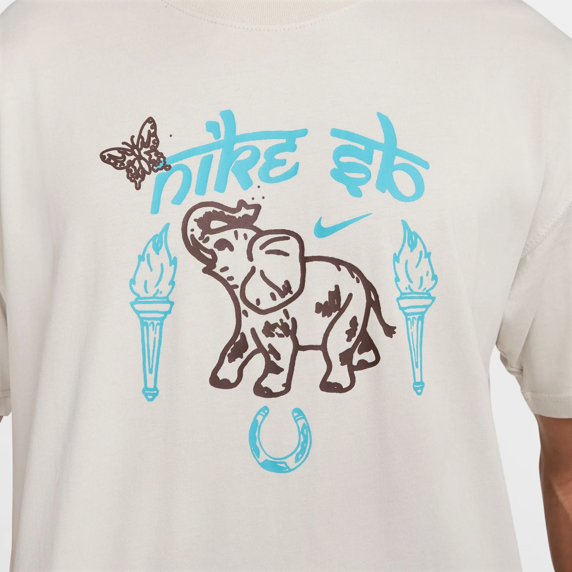 Fire Core Nike SB Elephant Tee (Cream)