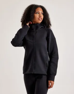 Nike Tech Fleece Windrunner Full-Zip Hoodie Flexible Waistline Sheer Glow