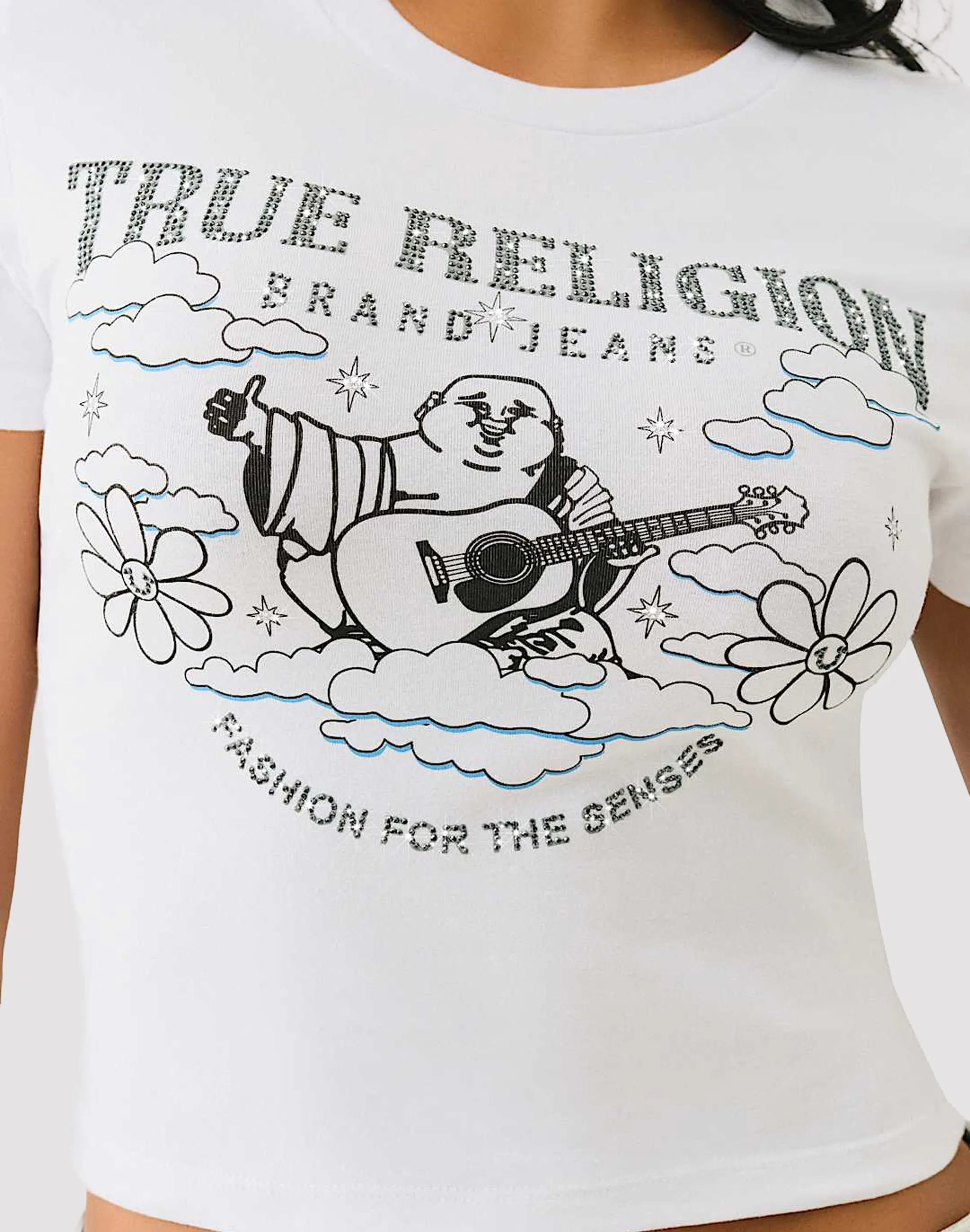 Modular Attachment System True Religion Crystal Buddha Tee
