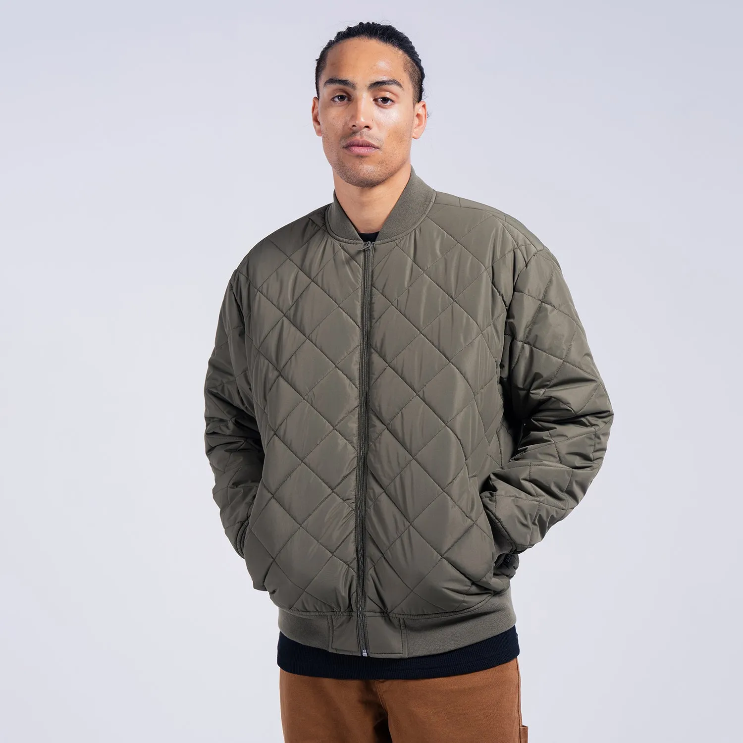 Quilted Bomber - Mens Family Style