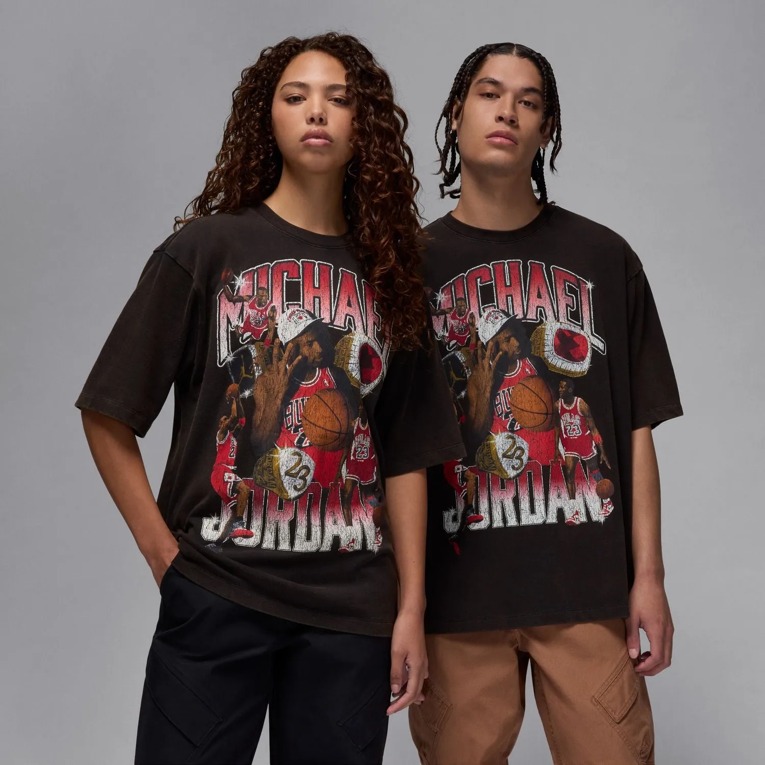 FlexibleCollarDesign Essential Oversize Graphic Tee - Mens