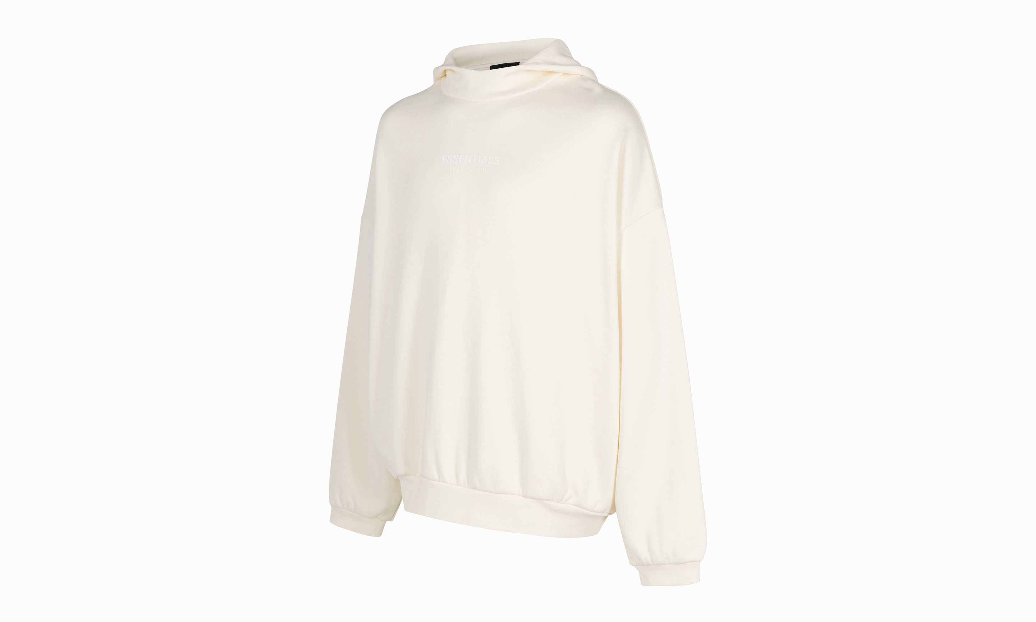 Essential Hoodie "White" Light Wool